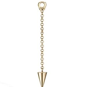 Maria Tash Yellow Gold Spike Pendulum